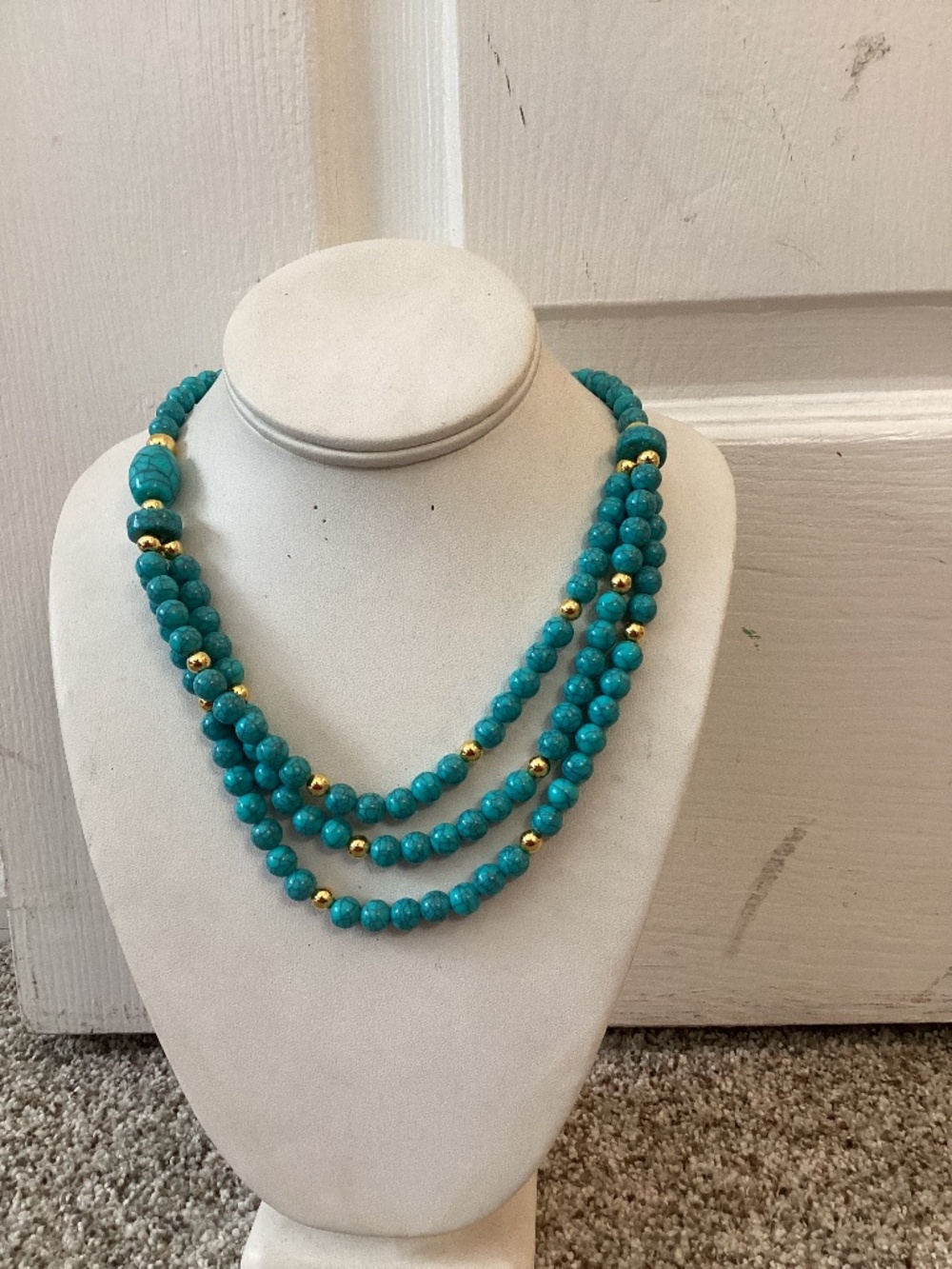 Statement Necklace Chunky Bold Fashion Jewelry Trendy Designer Style Gold Silver